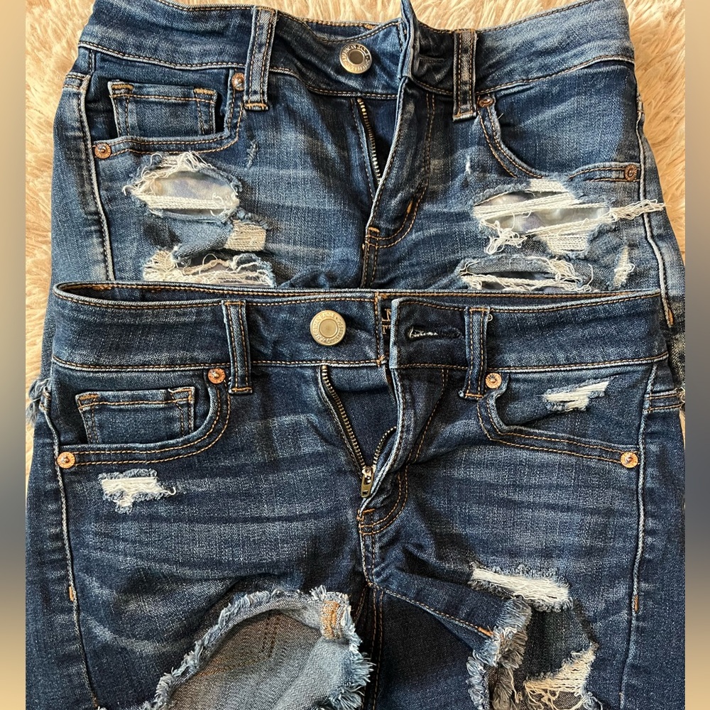 American Eagle Midi Jean Short